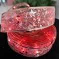 thumbnail image 3 of 10-Meter Red Ribbon Christmas Tree Lights - 100 LED Colored Lights, Battery & USB Powered, 8 Lighting Modes, Xmas Tree Decorations, Christmas Ribbon Lights, 3 of 5
