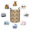 thumbnail image 6 of Balery Mandala Round Laundry Basket with Handles Waterproof Freestanding Laundry Hamper for Clothes Toys in the Dorm and Family-Small, 6 of 8