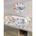 thumbnail image 4 of Watercolor Wild Flower Dish Drying Mat for Kitchen Counter, Super Absorbent Quick Dry Coffee Bar Mat Pad Thin Diatomaceous Sink Mat Non Slip Dish Drainer Mat 23.5x15.5 Spring Summer Floral Botanical, 4 of 6