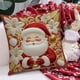 thumbnail image 1 of Funda de almohada navideña, decoración navideña, decoración de sofá, almohada de lino, sofá para el hogar, decoración navideña, funda de almohada, 1 of 5