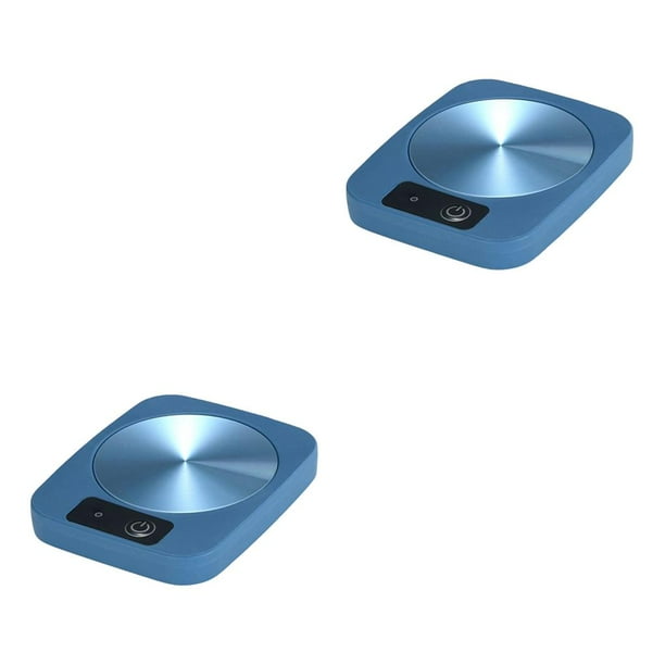 Toystoory Calentador de café inteligente avanzado Bandeja de calentamiento rápido de leche para blue azul 2Conjunto