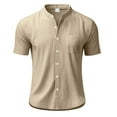 thumbnail image 3 of T-Shirt à Manches Longues pour Hommes, Col Rond, Combinaison, Petites Chemises d'Été, Haut de Noël, Chemise de Pyjama Imprimée, Grande Taille, Décontractée, 3 of 4