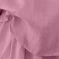 thumbnail image 4 of NMMUED Womens Two Piece Short Sets Cotton Linen Summer Round Neck Sleeveless Tank Tops Elastic Waist Shorts with Pockets Linen Clothes Hot Pink XXL, 4 of 8