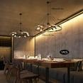 thumbnail image 3 of 39.3in Industrial Large Chandelier 8-light Metal Pendant Lamp Ceiling Fixtures Pendant Light 110V, 3 of 22