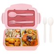 thumbnail image 3 of Bento Girls School Kids Plastic Insulated Lunch Boxes for Children, 3 of 5