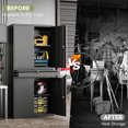 thumbnail image 5 of STANI Metal Garage Storage Cabinets with Drawer, 4 Doors Tool Storage Cabinet with 2 Adjustable Shelves, 71" Steel Locking Locker for Garage Utility Room Home Office (Black, 0 Wheel), 5 of 8