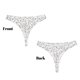 thumbnail image 3 of Balery Poodle Dog Tangas de Algodón para Mujer con Estampado – Ropa Interior Sexy, Transpirable, G-string-Large, 3 of 6