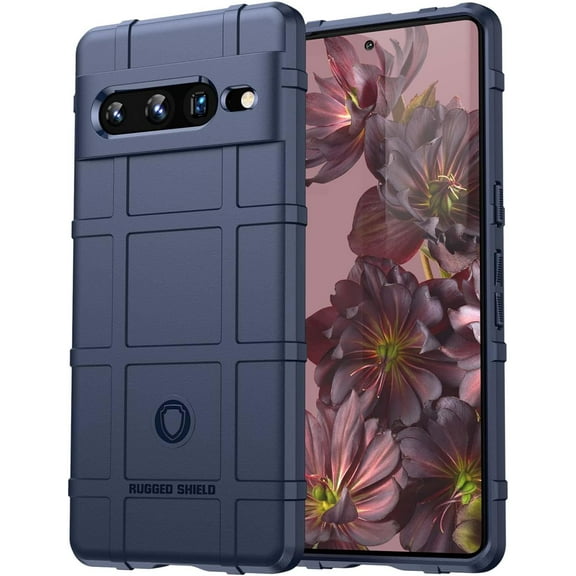 Slim Fit Phone Case for Google Pixel 7 Pro,Rugged Shield Durable Case with Military Grade Shockproof Protection,Great Grip and Camera Lens Protection Cover for Pixel 7 Pro,HD Blue