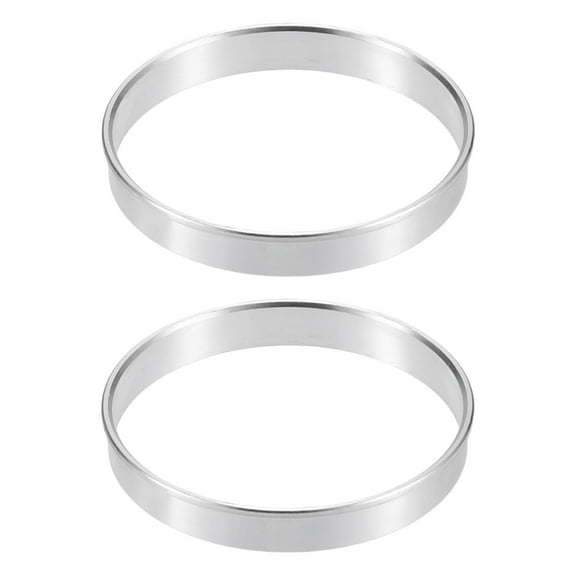 Unique Bargains 2pcs 66.1mm to 65.1mm Aluminium Alloy Car Hub Centric Rings Wheel Bore Center Spacer Silver Tone
