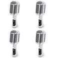 thumbnail image 1 of Pyle Pro PDMICR42SL Microphone Vocal Studio Dynamique Style Rétro Vintage (4 Pack), 1 of 8
