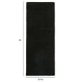 thumbnail image 7 of Mainstays Traditional Solid Shag Indoor Runner Rug, Black, 2'6" x 8', 7 of 7