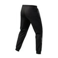 thumbnail image 6 of hoksml Men's Joggers Solid Color Elastic Drawstring Waist Athletic Pants with Zippered Pockets Elastic Cuffs, 6 of 6