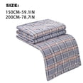 thumbnail image 3 of Btomtd Velvet Embossing Summer Cooling Blanket, Skin-Friendly & Breathable AC Cooling Quilt, Lightweight Comforter for Multi‑Season Use, 59" x 79" (Gray), 3 of 5