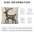thumbnail image 5 of COMIO  Christmas Pillow Covers Farmhouse Chrismas Decorations for Home Indoor Decorative Throw Pillows for Living Room Xmas Snowflake Deer Couch Pillows Outdoor Sofa Bed Room, 5 of 5