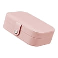 thumbnail image 1 of GROWTH TANK Étui de Rangement Portable en Cuir PU pour Voyage Boucles d'Oreilles Collier Bijoux Boîte Femmes Rose, 1 of 9