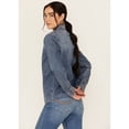 thumbnail image 4 of Idyllwind Women's Huckleberry Medium Wash Long Sleeve Snap Western Shirt - IWFA24W64-MDW   US, 4 of 4