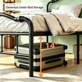 thumbnail image 5 of Apextella 14 in Twin XL Metal Platform Bed Frame with Headboard and Footboard, No Box Spring Needed, Underbed Storage, Black, 5 of 6