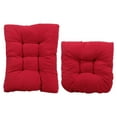 thumbnail image 2 of jinwen Rocking Chair Cushion Set Soft Tufted Recliner Back Seat Indoor/Outdoor Red,, 2 of 9