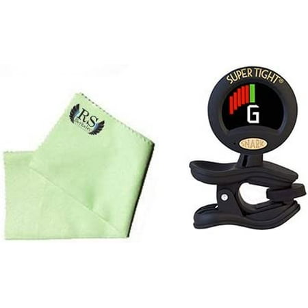 Trumpet Tuner Pack - Snark ST-8 Super Tight All Instrument Tuner Includes Bonus RS Berkeley Trumpet Cleaning Cloth