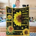 thumbnail image 6 of Sunflower Butterfly Blanket for Girls Sunshine Positive Healing Throw Blankets Gifts for Women Soft Flannel Fleece Blanket for Bed Couch Sofa Birthday Christmas, 40x50, 6 of 6