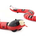 thumbnail image 3 of Juguete de serpiente para gatos, serpiente con detección inteligente recargable, detecta automáticamente obstáculos y Escape, movimiento realista en forma de S, 1 ud., 3 of 5