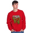 thumbnail image 5 of Zombies Handouts Give Limbs Sci-Fi Nerd Sweatshirt for Men or Women Brisco Brands S, 5 of 5