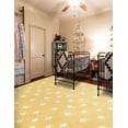 thumbnail image 3 of Unique Loom Whimsy Kids Collection Area Rug - Stars (2' 2" x 3' 1" Rectangle Soft Yellow/Ivory), 3 of 9
