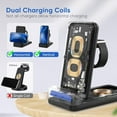 thumbnail image 4 of Wireless Charger, 3 in 1 Fast Charging Station for iPhone 15/14/13/12/11, iWatch 9/8/7/6/5/4, Airpods 3/2, 4 of 4