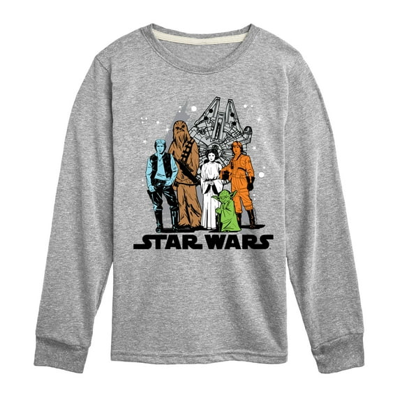 Star Wars - Luke and Friends Group - Toddler And Youth Long Sleeve Tee