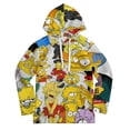 thumbnail image 3 of Simpsons Kid Hoodies Boys Girls 3D Graphic Sweatshirt Long Sleeve Pullover Hoodie Casual Hooded Sweater Coat S, 3 of 6