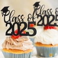 thumbnail image 3 of Miangastore 24 Pcs Graduation Cake Topper Class Of 2025 Cake Decoration Cake Toppers For Graduation Party Graduation Cap Cupcake Decorations, 3 of 8