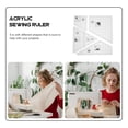 thumbnail image 4 of 1 Set of Quilting Templates DIY Patchwork Templates Simple Fabric Sewing Tools, 4 of 8