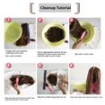 thumbnail image 4 of Long Straight Wig, Lightweight and Breathable, 100cm Length, Comfortable to Wear All Day, Middle Part, Synthetic Material, 4 of 8
