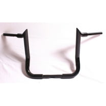 APE HANGER HANDLEBARS 10" BLACK 4 HARLEY SPORTSTER SOFTAIL FAT BOY ELECTRA GLIDE