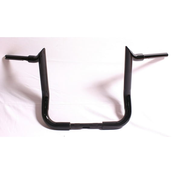 APE HANGER HANDLEBARS 10" BLACK 4 HARLEY SPORTSTER SOFTAIL FAT BOY ELECTRA GLIDE