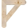 thumbnail image 3 of Ekena Millwork 5 1/2"W x 30"D x 34"H Traditional Craftsman Smooth Bracket, Douglas Fir, 3 of 13