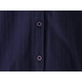 thumbnail image 5 of Conti Kids Little Girls Peter Pan Ruffle Collar Bell Long Button-Down Navy Shirts Blouse 3-4 Years, 5 of 6