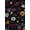 Black, Pattern 7, variant on ODIKA 4'x6' Teal Coral Waves and Serene Sunset Design Washable Area Rug Abstract Oceanic Forms with a Touch of Nature Pet Friendly, Non-Shedding for Bedroom, Reading Nook