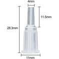 thumbnail image 4 of Juego de 3 botellas de 200 ml para laboratorios científicos, llenado y medición., 4 of 5