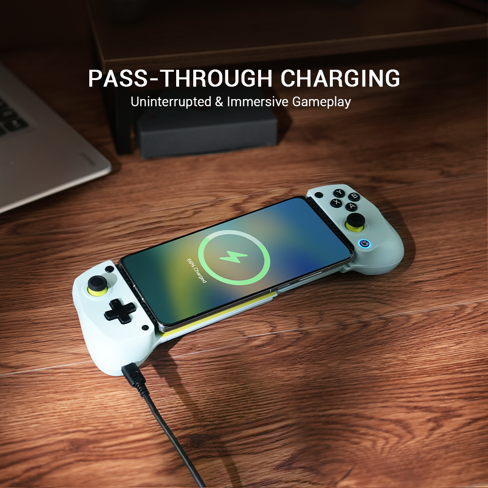 Control para Móvil GameSir X5 Lite con Sticks Hall Effect, Personalización Turbo y Carga Pasante, para iPhone 16/15, iPad mini y Android 8