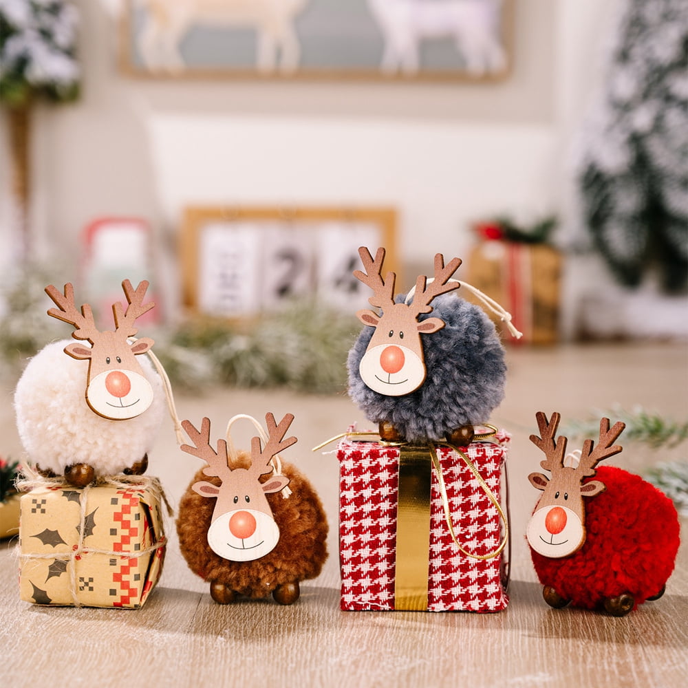 Cute Wool Felt Small Pendant Snowflake Christmas Tree - Temu