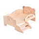 thumbnail image 1 of Simulación de mini-cama hecha de madera para muñecas BJD, linda, decorativa, accesorios para fotos, Oso 29x18x12cm, 1 of 9