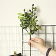thumbnail image 3 of 3 hojas de olivo artificiales con frutas, ramas de olivo artificiales, plantas verdes para decoración del hogar y la oficina, 3 of 5