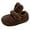 Coffee, variant on Gvdentm Baby Girl Slippers Kids Slippers Girls Boys Fuzzy House Slippers Winter Warm Soft Plush Lined Memory Foam House Shoes Slip On(Coffee,13)