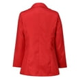 thumbnail image 4 of Aboser Women's Blazers Plus Size Long Sleeve Cardigan Work Office Lightweight Jacket Fall Fitted Red Blazer with Pockets, 4 of 7
