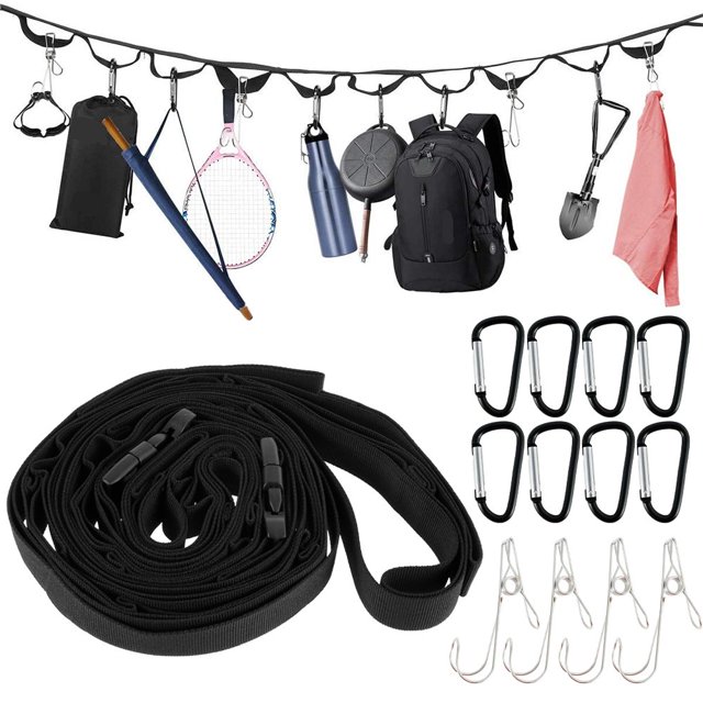 MesaSe Portable Randonnée en Plein Air Camping Corde Sangle Nylon Cordon Résistance à l'Usure Anti-UV