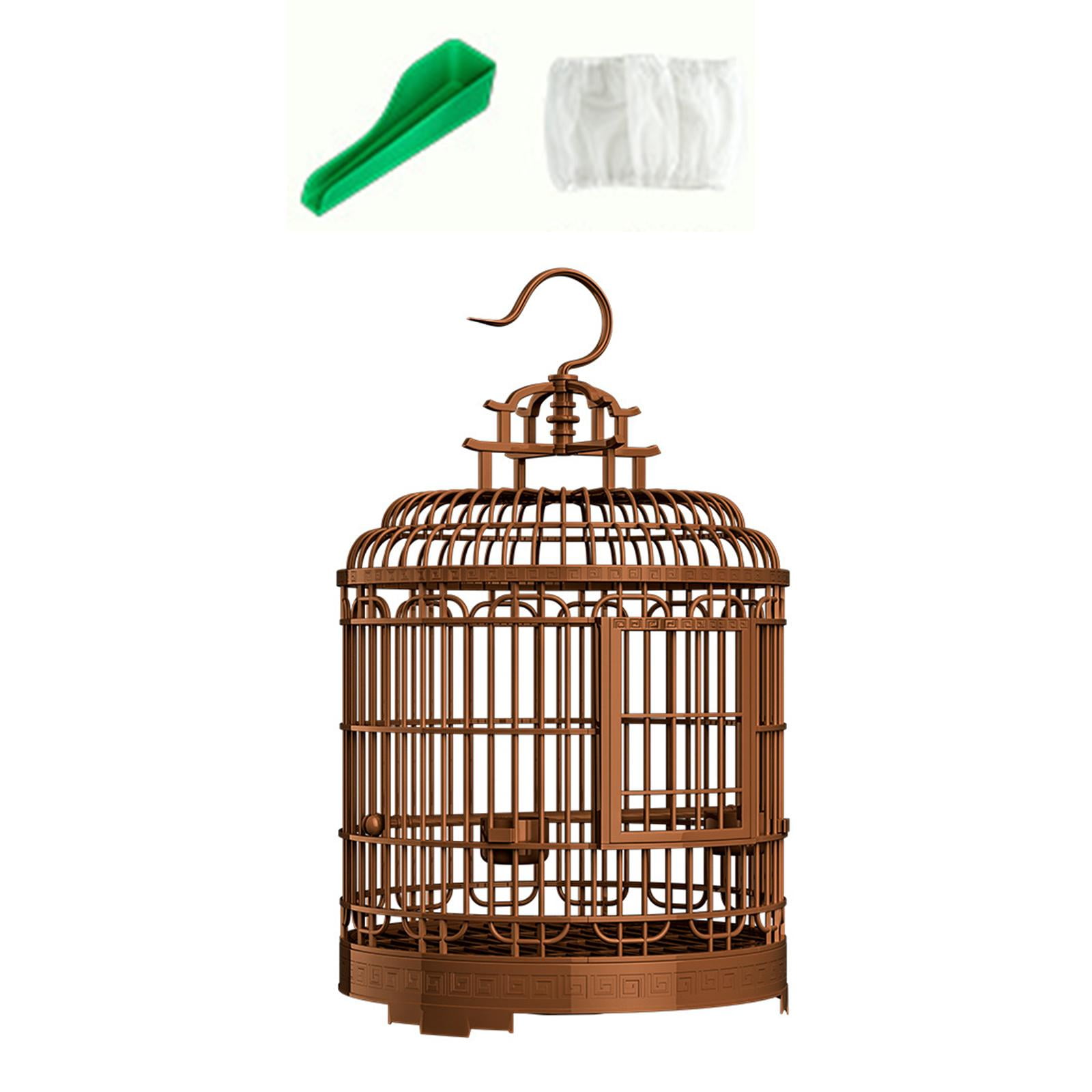 TOOYFUL s Cage Nest Pet Supplies Large Hanging Birdcage Parrot Cage for Finches Parakeets Cockatoos Small Birds African Grey C