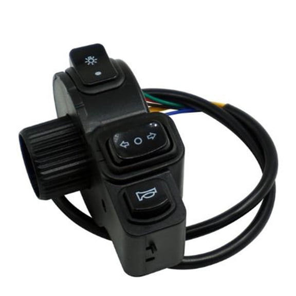 3 in 1 Motorcycle Switch Turn Signal For Horn On/Off Button for 22mm Handlebar