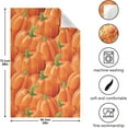 thumbnail image 3 of Dreamtimes Orange Pumpkin Kitchen Towel, Dish Towels Quick Drying Tea Towels Absorbent Hand Towels for Kitchen Sink Dinner Table 28 x 18 Inches, Set of 4, 3 of 7