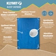 thumbnail image 5 of Klymit Horizon Travel Blanket, 58 x 80 Inch Lightweight Insulated Design for Camping, Outdoors, and Sports, 5 of 5